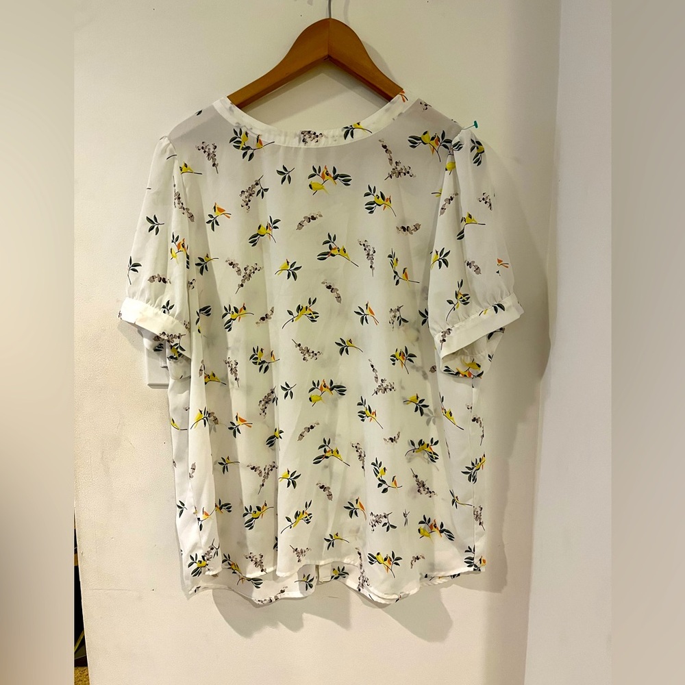 Loft Floral Design Blouse XL